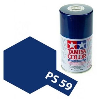 Tamiya Color PS-59 Dark Metallic Blue Polycarbonate Spray 100ml