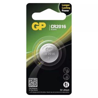 Lítiová gombíková batéria GP CR2016 /ks