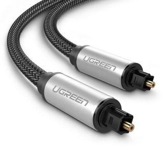UGREEN AV108 Toslink Audio optical cable, braided aluminum, 1m