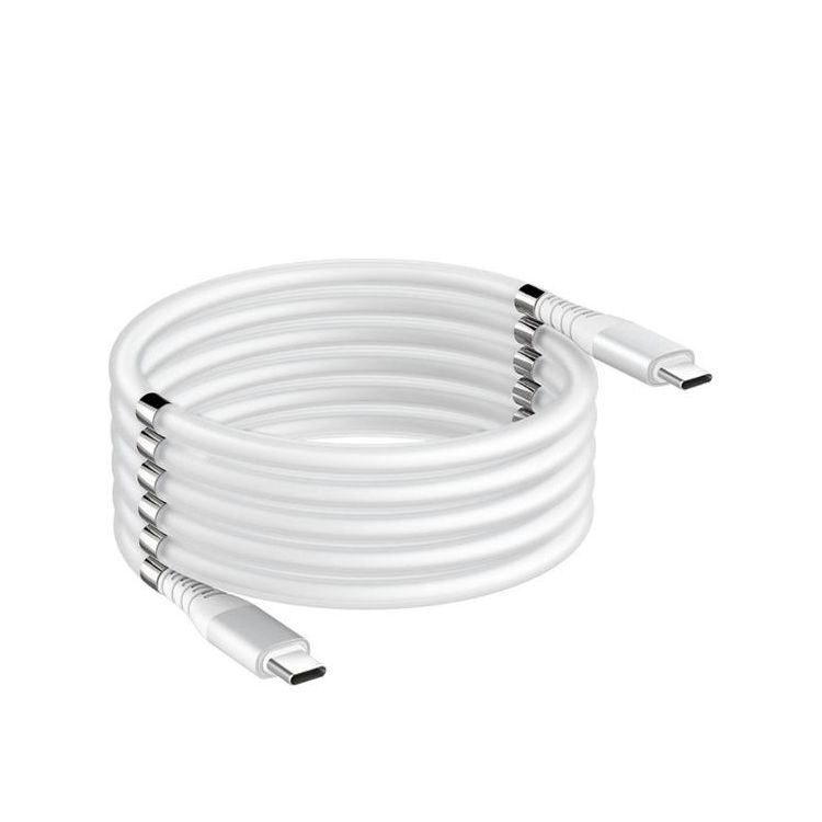Magnetický samonavíjecí USB nabíjecí kabel (Type-C to Type-C)(180cm)