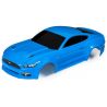 Náhradní díl pro RC modely aut Traxxas 4-Tec® 2.0, Ford GT: karosérie Ford Mustang Grabber Blue. S aplikovanými nálepkami.