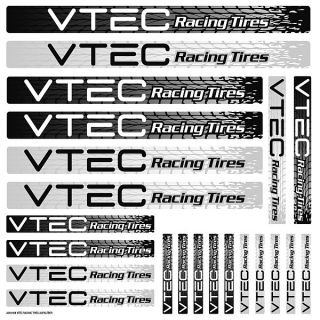 Nálepky VTEC RACING TIRES