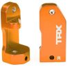 Tuningový díl pro RC modely aut Traxxas 1:10: závěs těhlice 30° hliníkový oranžový (L+P)