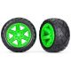 Traxxas kolo 2.8", disk RTX zelený, pneu Anaconda (2WD zadní) (2)