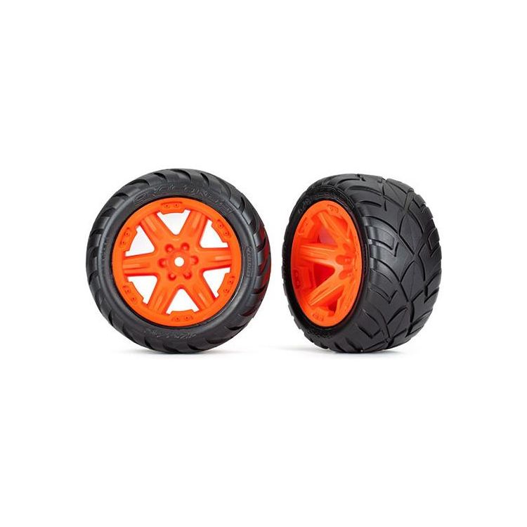 Traxxas kolo 2.8", disk RTX oranžový, pneu Anaconda (4WD přední/zadní, 2WD přední) (2)
