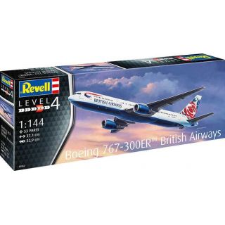 Plastic Modelkit letadlo 03862 - Boeing 767-300ER (British Airways Chelsea Rose) (1:144)