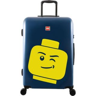 LEGO Luggage Cestovní kufr ColourBox Minifigure Head 24" - modrý