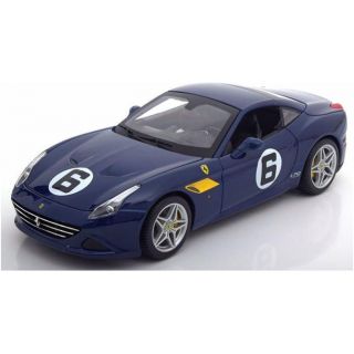 Bburago 70th Anniversary Collection Ferrari California T 1:18 NO6 modrá