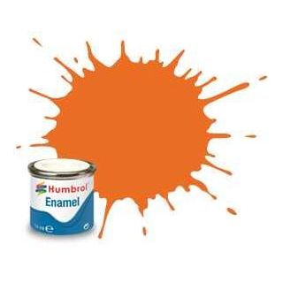 Humbrol barva email AA0196 - No 18 Orange - Gloss - 14ml