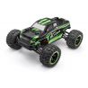 Model Monster truck v měřítku 1:16 s pohonem všech kol 4x4, poháněný stejnosměrným motorem vč. RC volantové soupravy 2,4 GHz a pohonného akumulátoru. Voděodolný regulátor a přijímač.