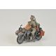 Model Kit military 3607 - German WWII Sidecar R12 with crew (1:35)