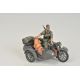 Model Kit military 3607 - German WWII Sidecar R12 with crew (1:35)