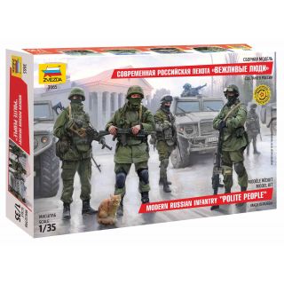 Model Kit figurky 3665 - Modern Russian Infantry (1:35)