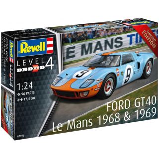 Plastic ModelKit auto 07696 - Ford GT 40 Le Mans 1968 (1:24)