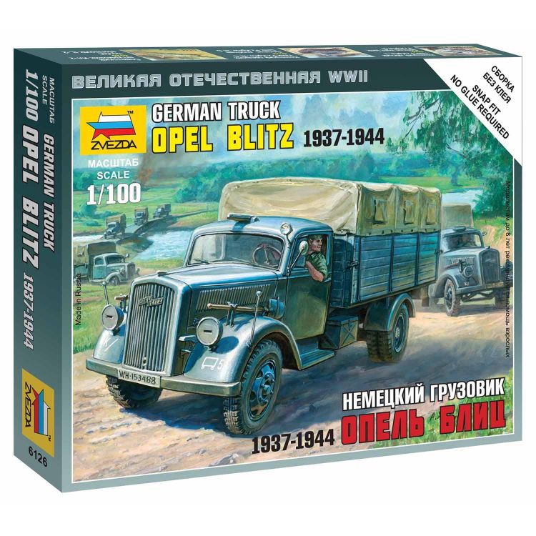 Wargames (WWII) military 6126 - German 3t Truck (1:100)