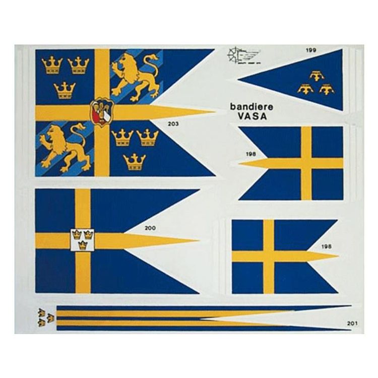 Mantua Model Sada vlajek: Vasa Sergal