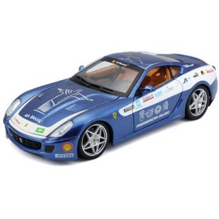 Bburago Ferrari 599 GTB 1:24 Panamericana modrá metalíza