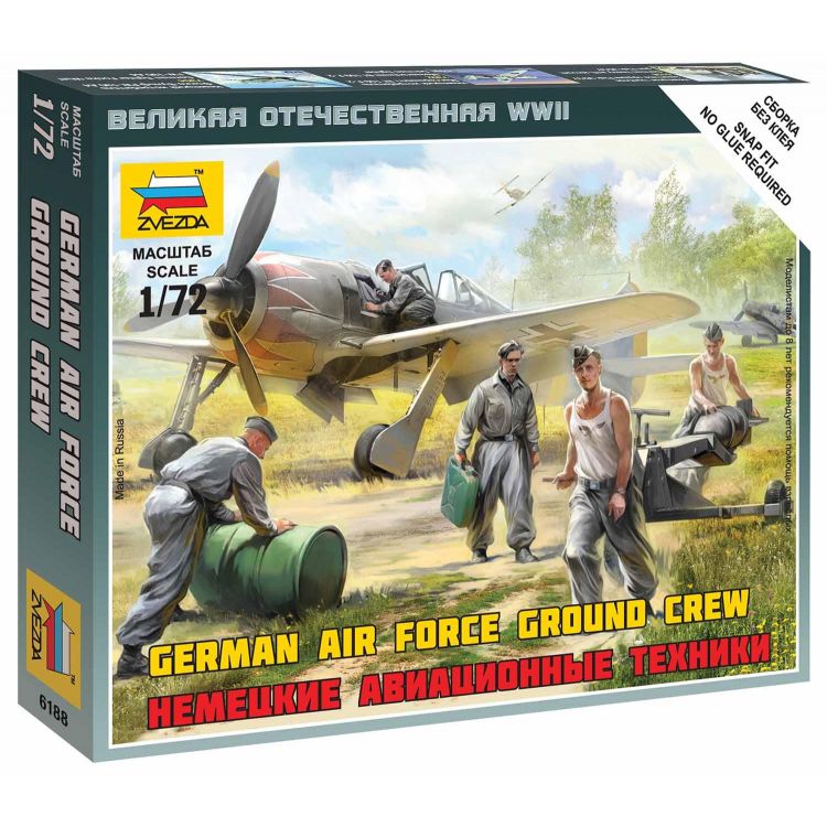 Wargames (WWII) figurky 6188 - German airforce ground crew (1:72)
