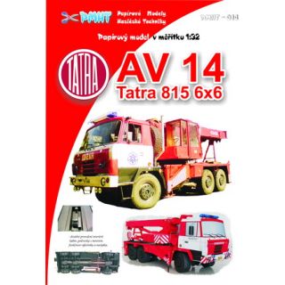AV 14 Tatra 815 6x6 - HZS SŽDC 1:32