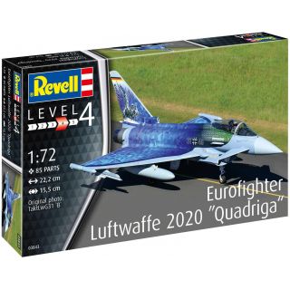 Plastic ModelKit letadlo 03843 - Eurofighter "Luftwaffe 2020 Quadriga" (1:72)