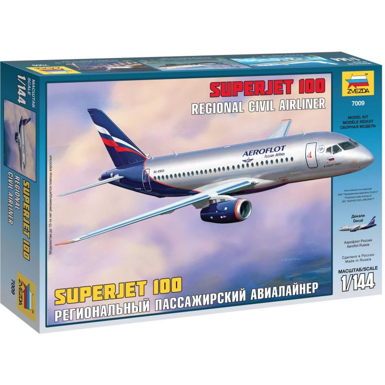 Model Kit letadlo 7009 - Sukhoi Superjet 100 (1:144)