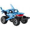 Dopřejte dětem možnost postavit si model Monster Jam Megalodon od LEGO Technic a účastnit se s ním strhujících závodů. Model 2v1 s natahovacím pohonem nabízí dlouhé hodiny hraní.