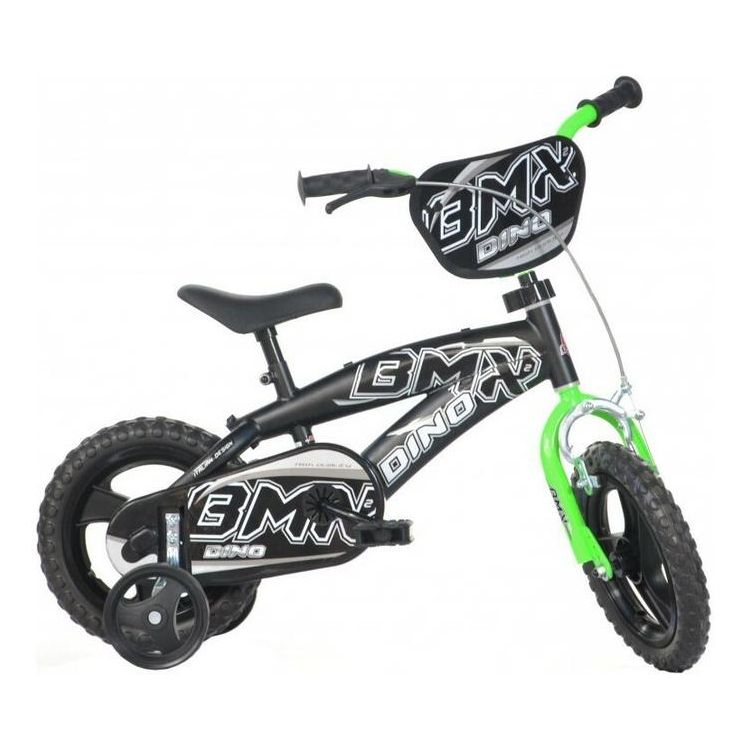 DINO Bikes - Dětské kolo 12" BMX černé