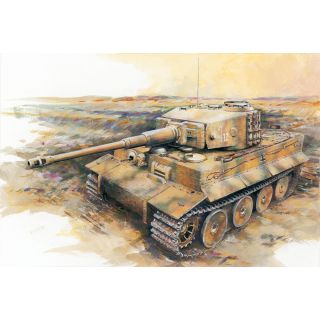 Model Kit tank 7251 - Sd.Kfz.181 Ausf.E TIGER I MID PRODUCTION w/ZIMMERIT (1:72)