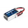 LiPo akumulátorová sadaKAVAN se zvýšenou zatížitelností 40/80C, nabíjení až 2C. Tříčlánek 3s1p 11,1 V 850 mAh, rozměry: 60x30x20,5mm, hmotnost: 67g, servisní konektor JST-XH.
