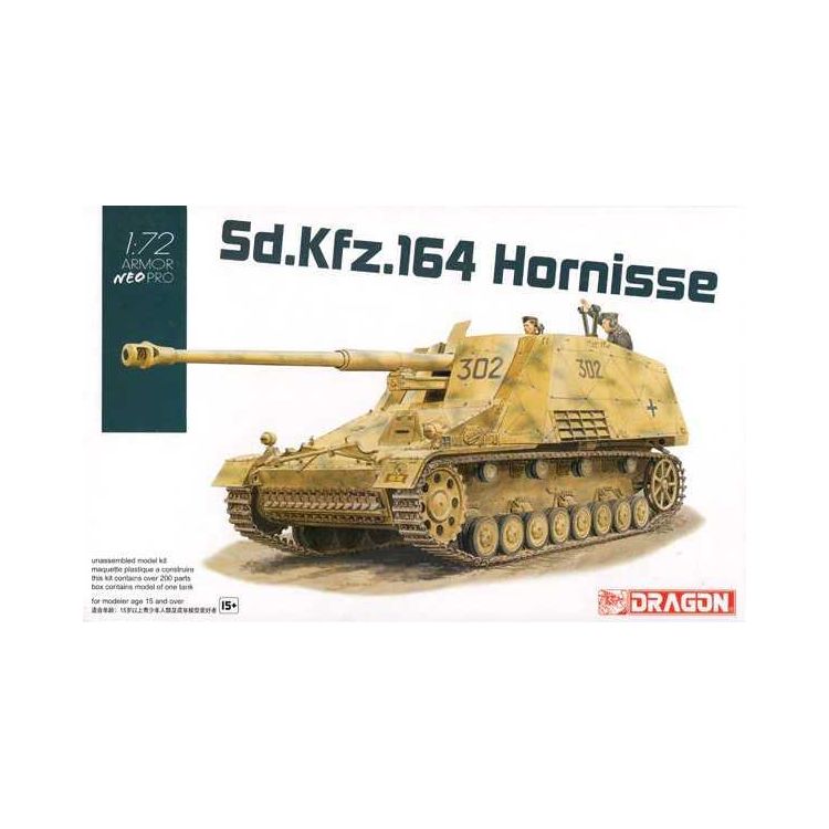 Model Kit tank 7625 - Sd.Kfz.164 Hornisse w/NEO Track (1:72)