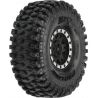 Kompletní kola Pro-Line pro RC modely aut 1:10 crawler, expediční. Rozměr ⌀120x45 mm. Paprskový disk Impulse má černou barvu, stříbrný kroužek. Pneumatiky Hyrax Predator 1.9", tvrdost směsi (extra měkká). Unašeč je šestihran 12 mm.