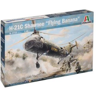 Model Kit vrtulník 2733 - H-21C Shawnee "Flying Banana" (1:48)