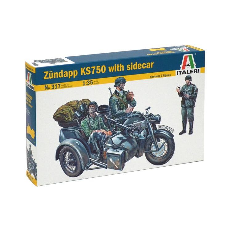 Model Kit military 0317 - ZÜNDAPP KS750 (1:35)