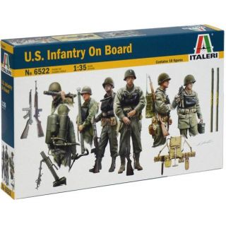 Model Kit figurky 6522 - U.S. INFANTRY ON BOARD (1:35)