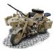 Model Kit military 7403 - German Military Motorcycle with Sidecar (1:9)
