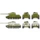 Fast Assembly tanky 7515 - T-34/85 (1:72)