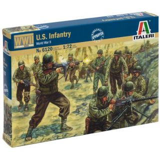 Model Kit figurky 6120 - WWII - AMERICAN INFANTRY (1:72)