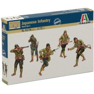 Model Kit figurky 6170 - WWII - JAPANASE INFANTRY (1:72)