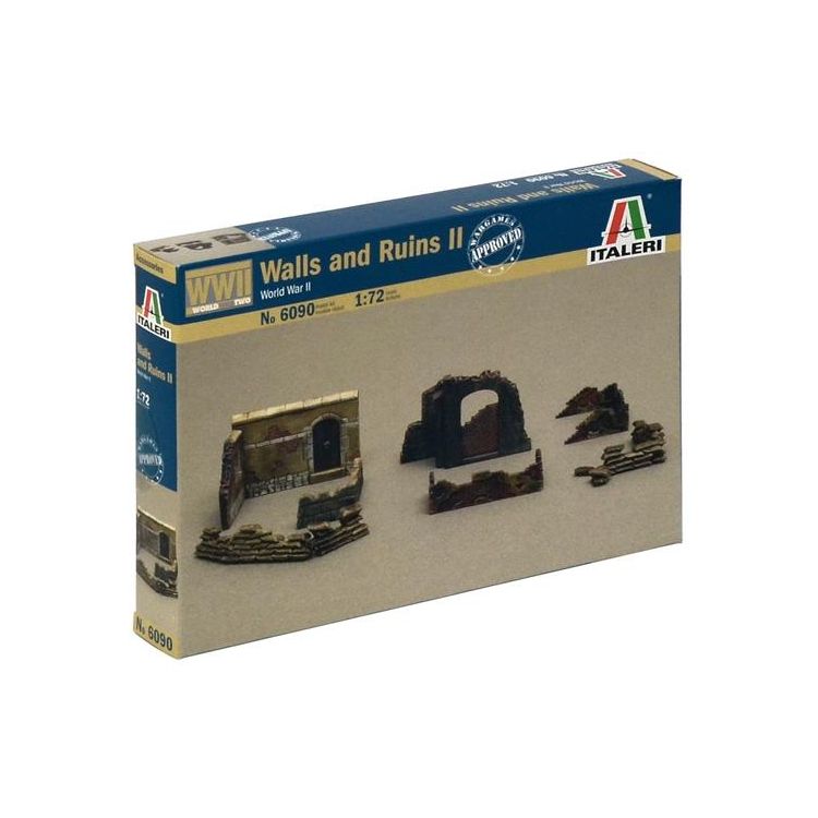 Model Kit doplňky 6090 - WALLS AND RUINS II (1:72)
