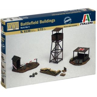 Model Kit budova 6130 - BATTLEFIELD BUILDINGS (1:72)