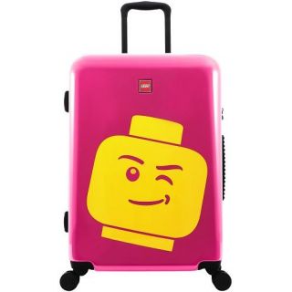 LEGO Luggage Cestovní kufr ColourBox Minifigure Head 24" - berry