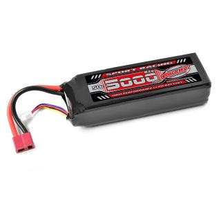 Sport Racing 50C - 5000mAh - 3S - 11,1V - T-Plug - Semi-Soft case
