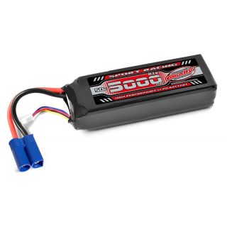 Sport Racing 50C - 5000mAh - 3S - 11,1V - EC5 - Semi-Soft case