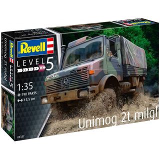 Plastic ModelKit military 03337 - Unimog 2T milgl (1:35)