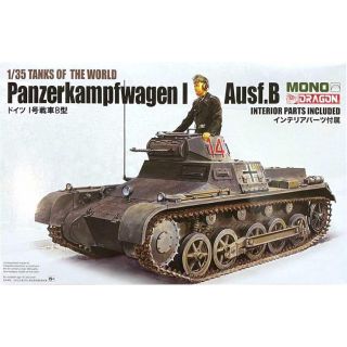 Model Kit tank MD001 - Pz.Kpfw.I Ausf.B w/INTERIOR (1:35)