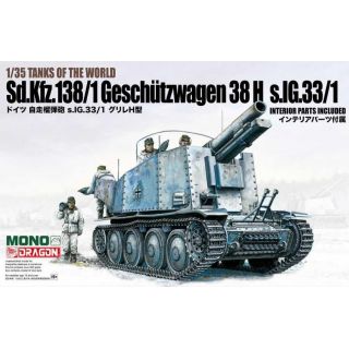 Model Kit tank MD005 - GESCHUTZWAGEN 38 H s.IG.33/1 (1:35)