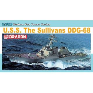 Model Kit loď 1033 - U.S.S. THE SULLIVANS DDG-68, ARLEIGHT BURKE CLASS (1:350)