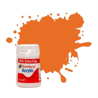 Humbrol barva akryl AB0018 - No 18 Orange - Gloss - 12ml