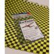 Eze Tissue potahovací papír 14g/m2 75x50cm kostkovaný žluto-černý (3ks)