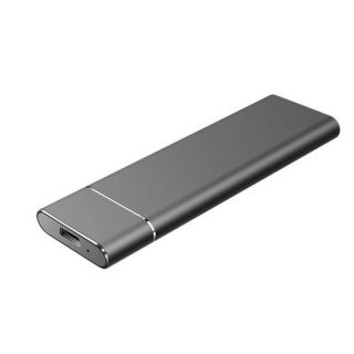 16TB MINI Aluminum Alloy SSD Hard Disk Color: Black